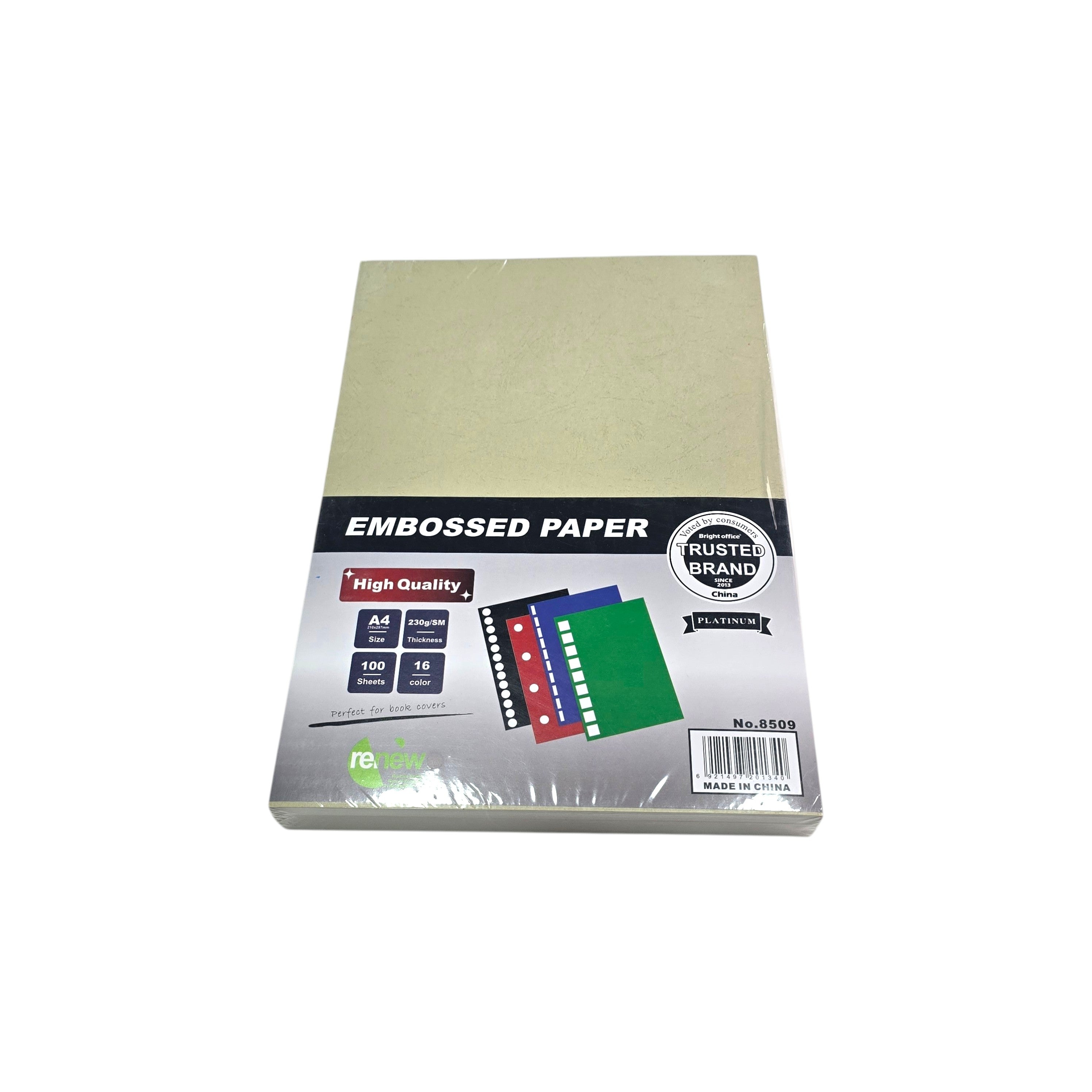 A4 Embossed Cover Paper