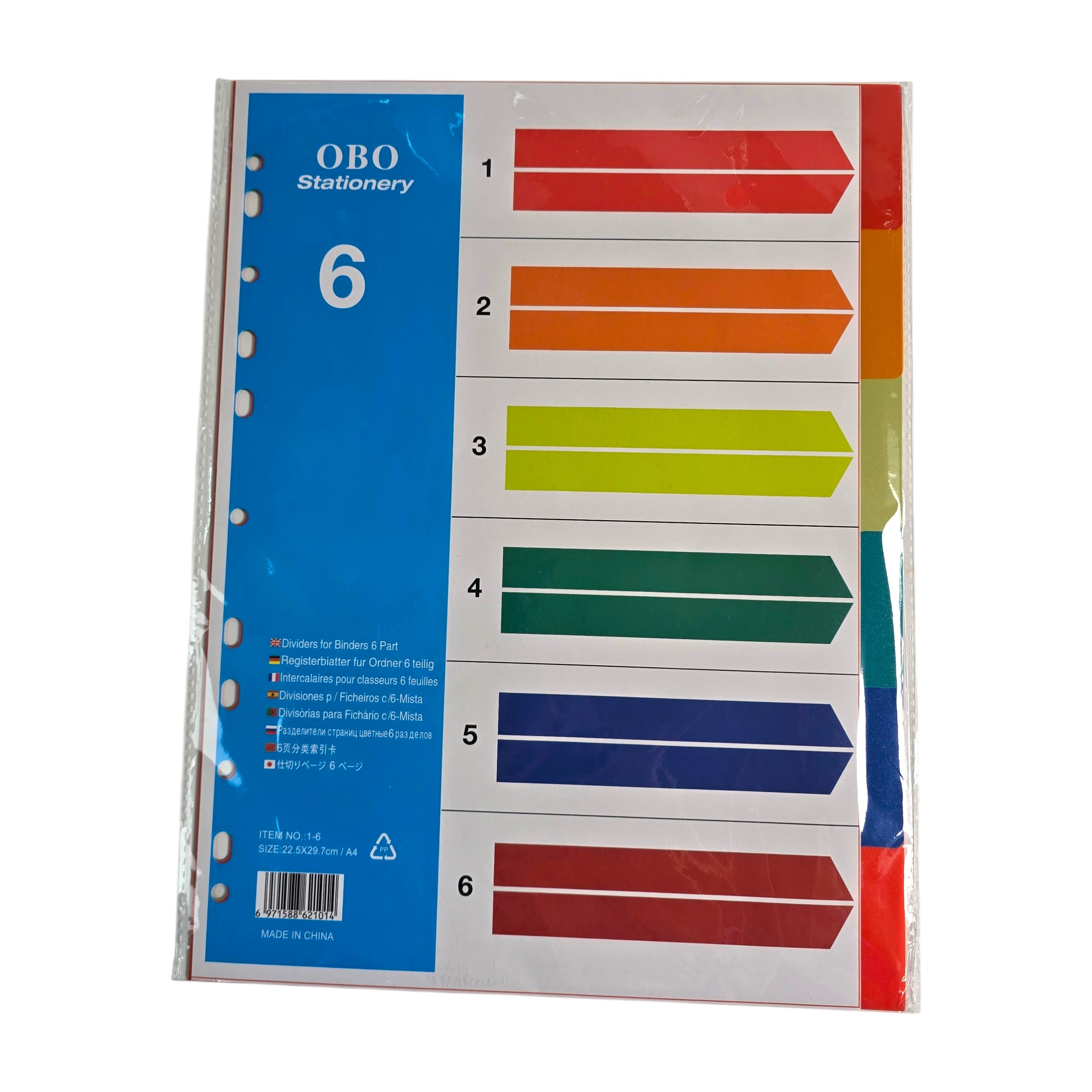 Deluxe A4 Colored Index Divider