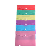 A6 Pastel Snap Button Document Envelope