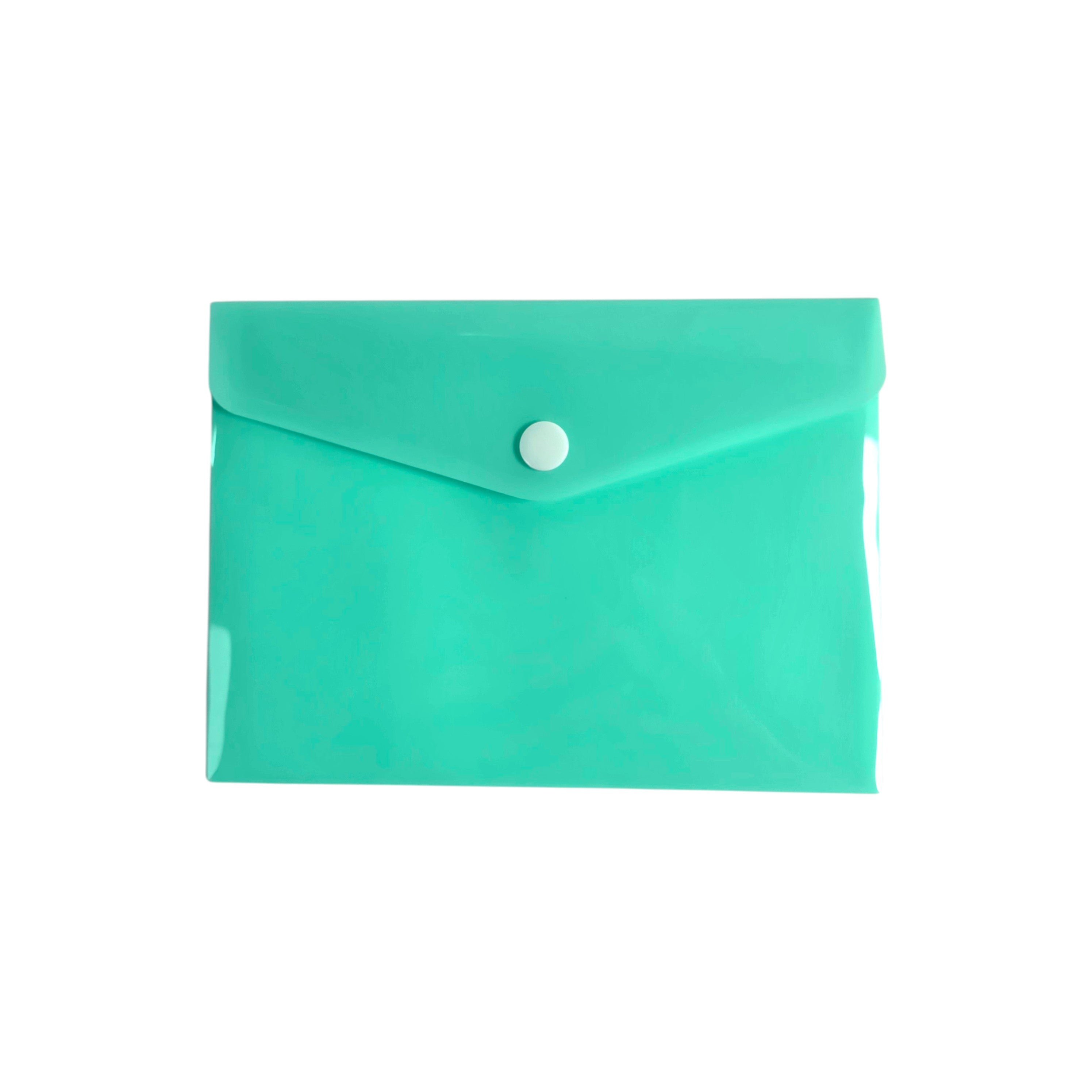 A6 Pastel Snap Button Document Envelope