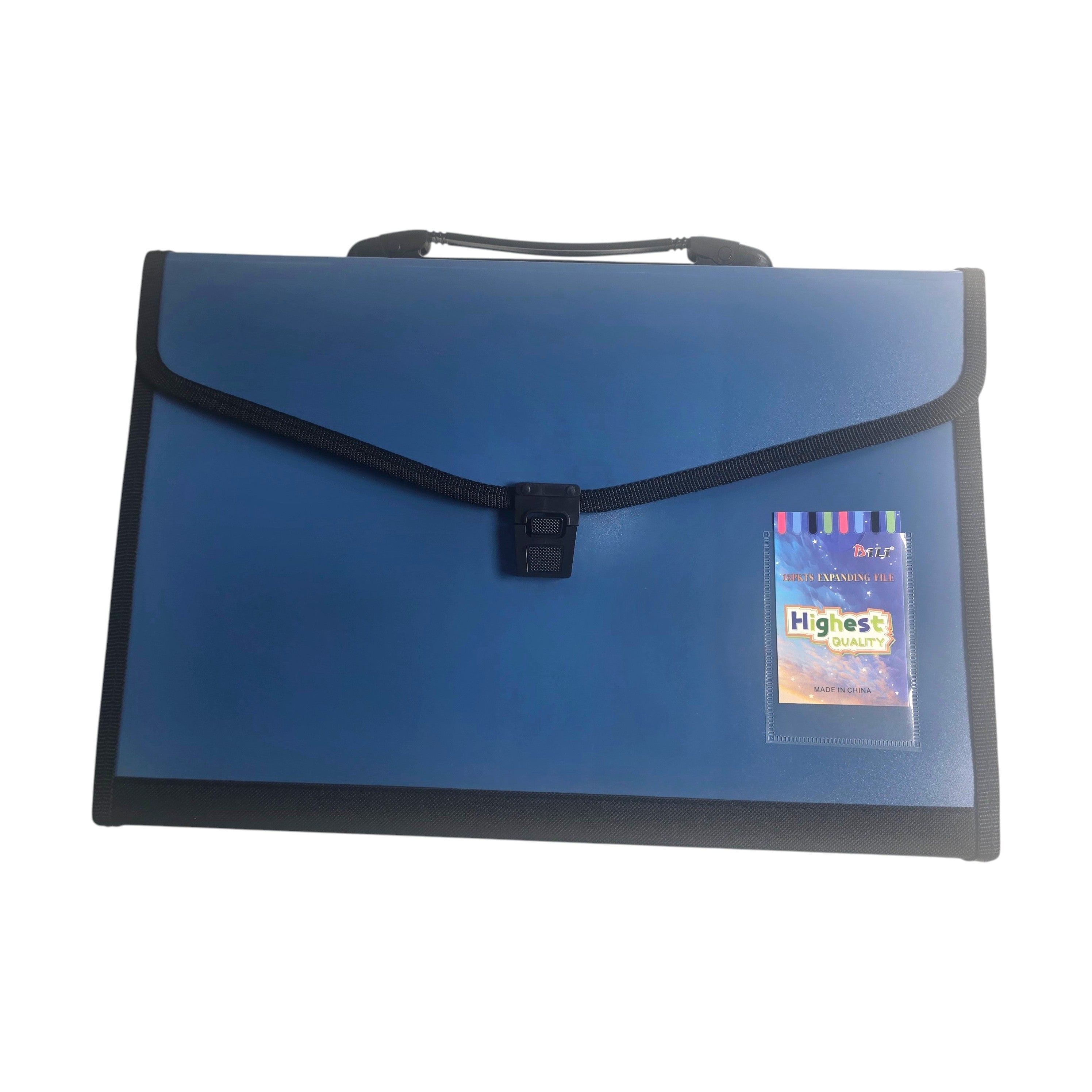 A4 Expanding File Case with Handle