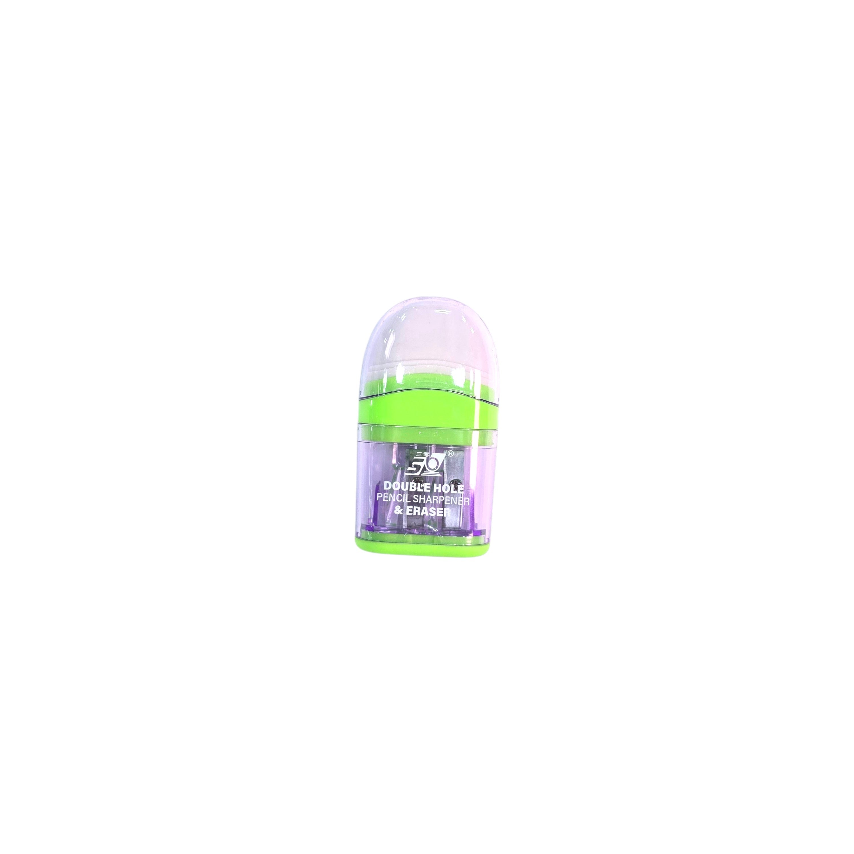 2-in-1 Pencil Sharpener & Eraser Set