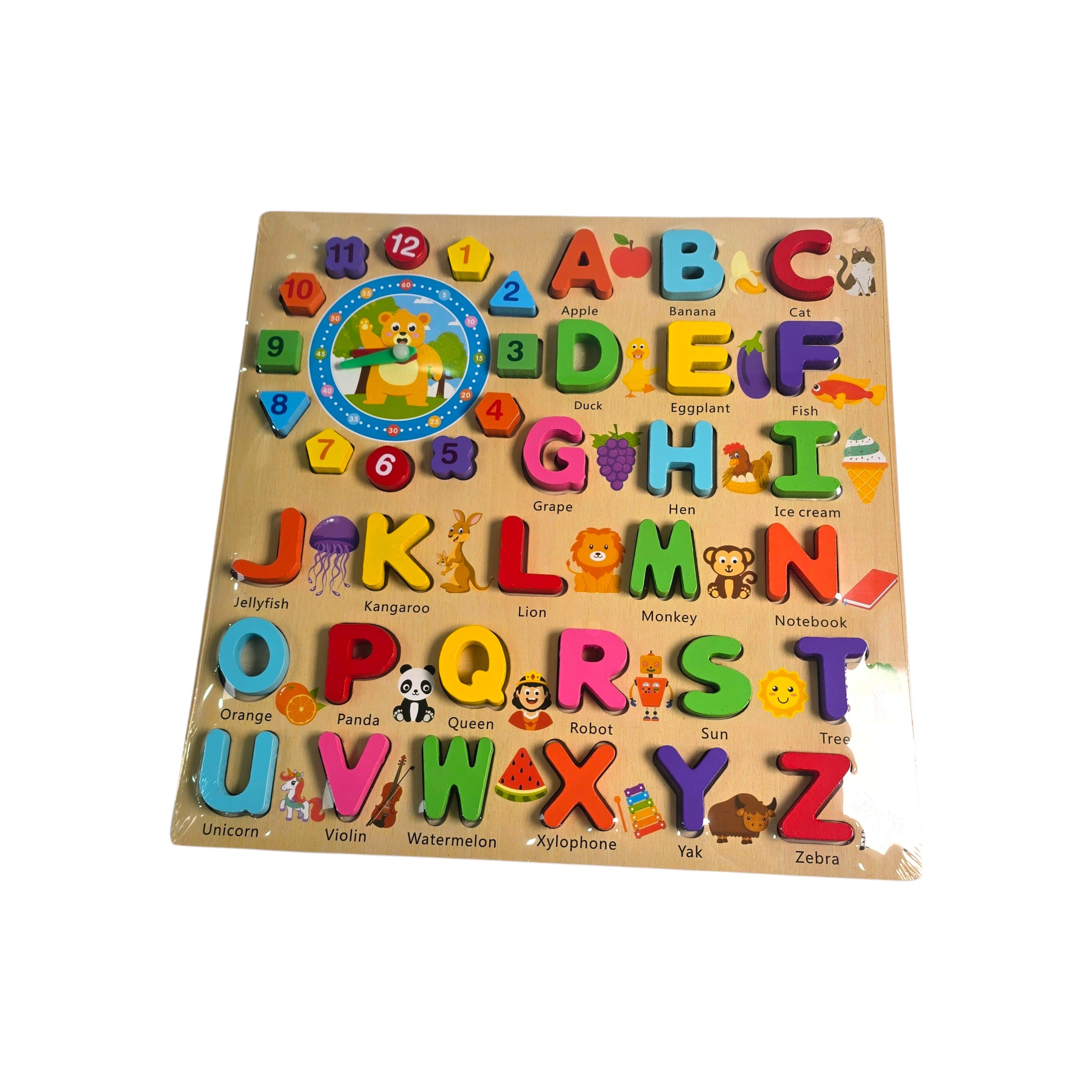 Wooden Learning Puzzle Boards Set