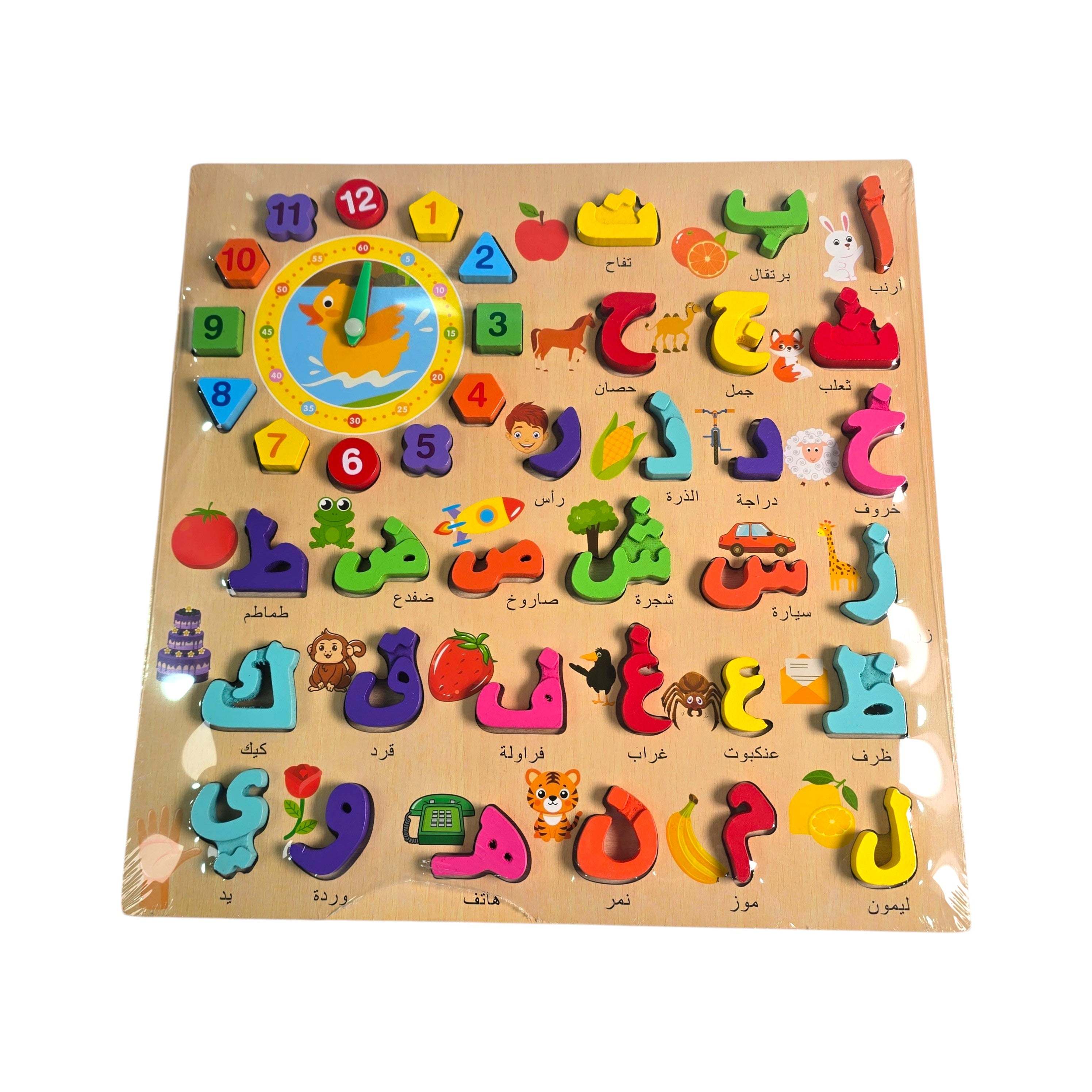 Wooden Learning Puzzle Boards Set