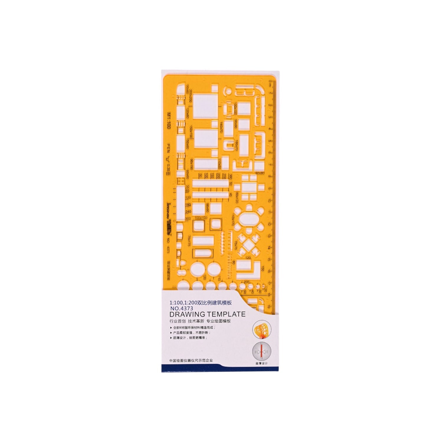 Architectural Layout Template Ruler