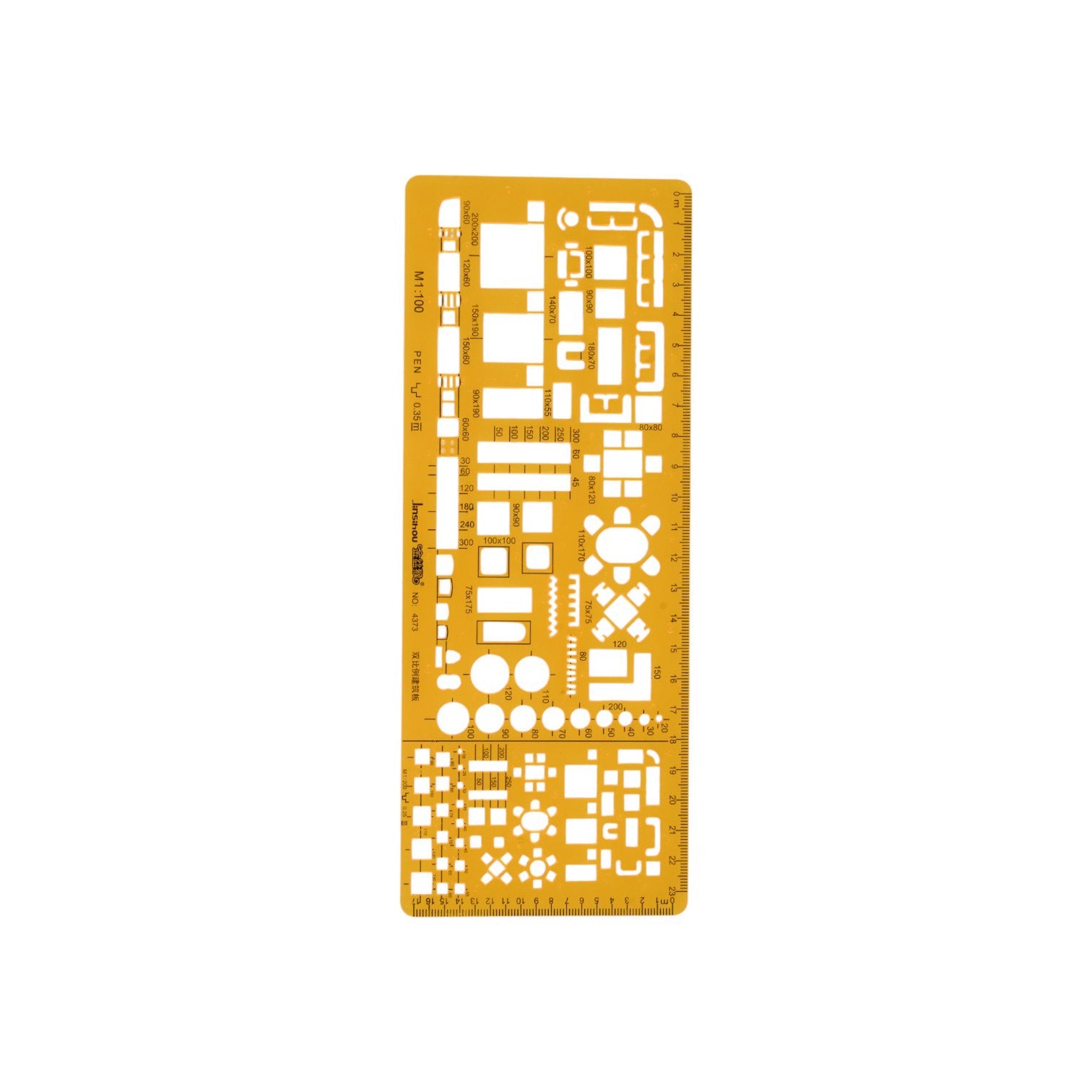 Architectural Layout Template Ruler