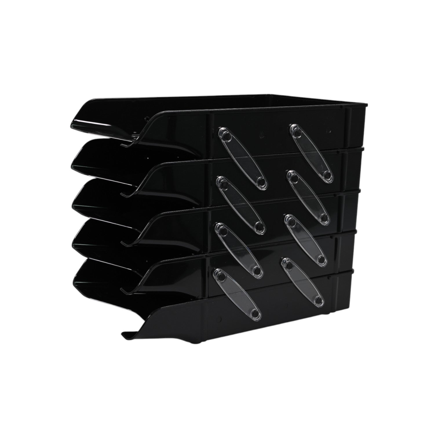 Ark Black 5-Tier Document Plastic Tray