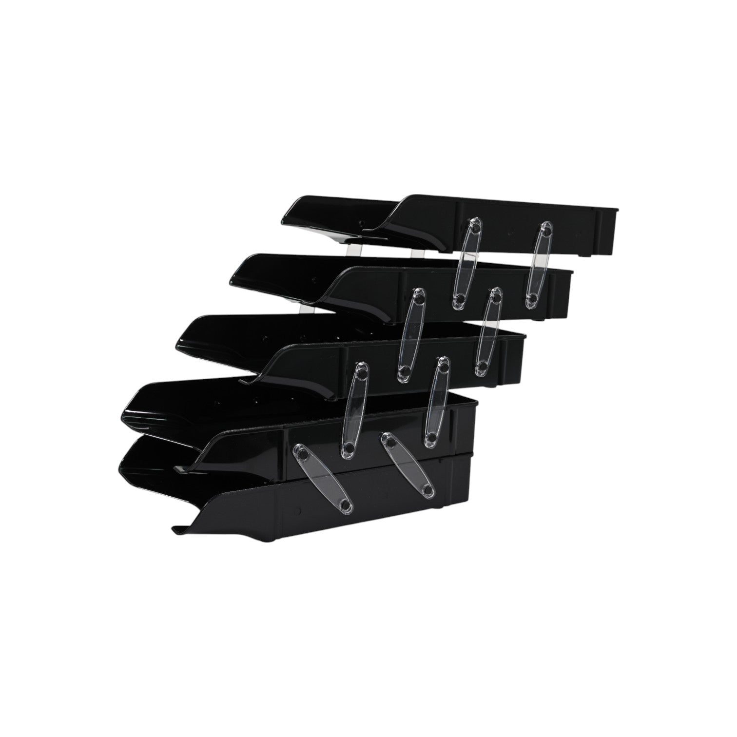 Ark Black 5-Tier Document Plastic Tray