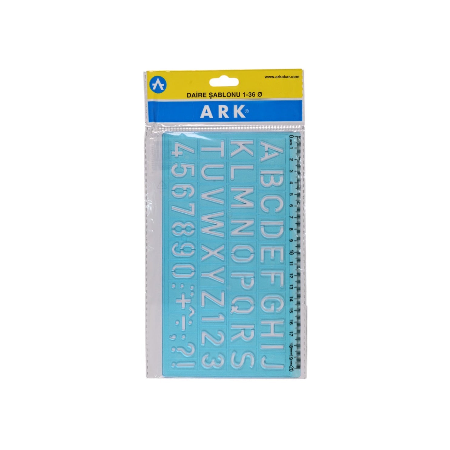 Ark Lettering Stencil Ruler