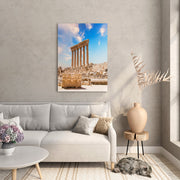 Baalbek Columns Canvas