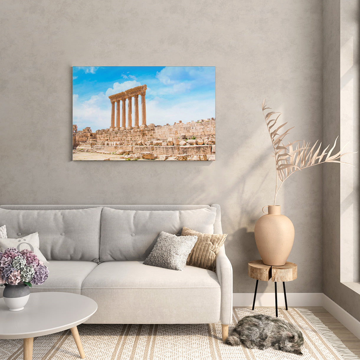 Baalbek Ruins Canvas