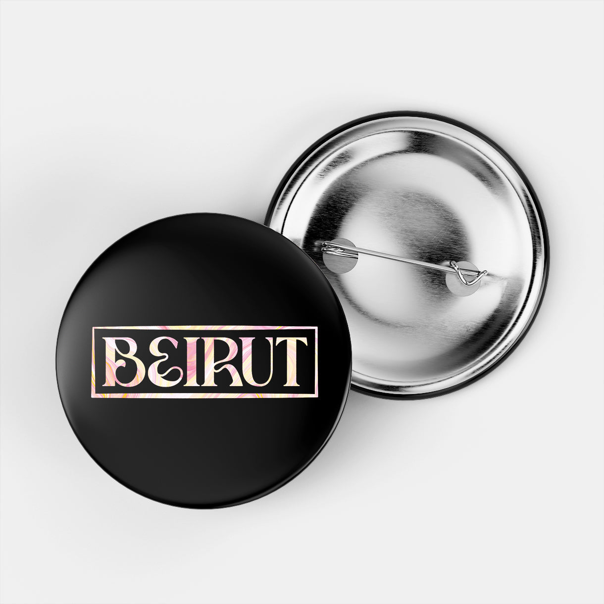 Beirut Pink Marble Pin