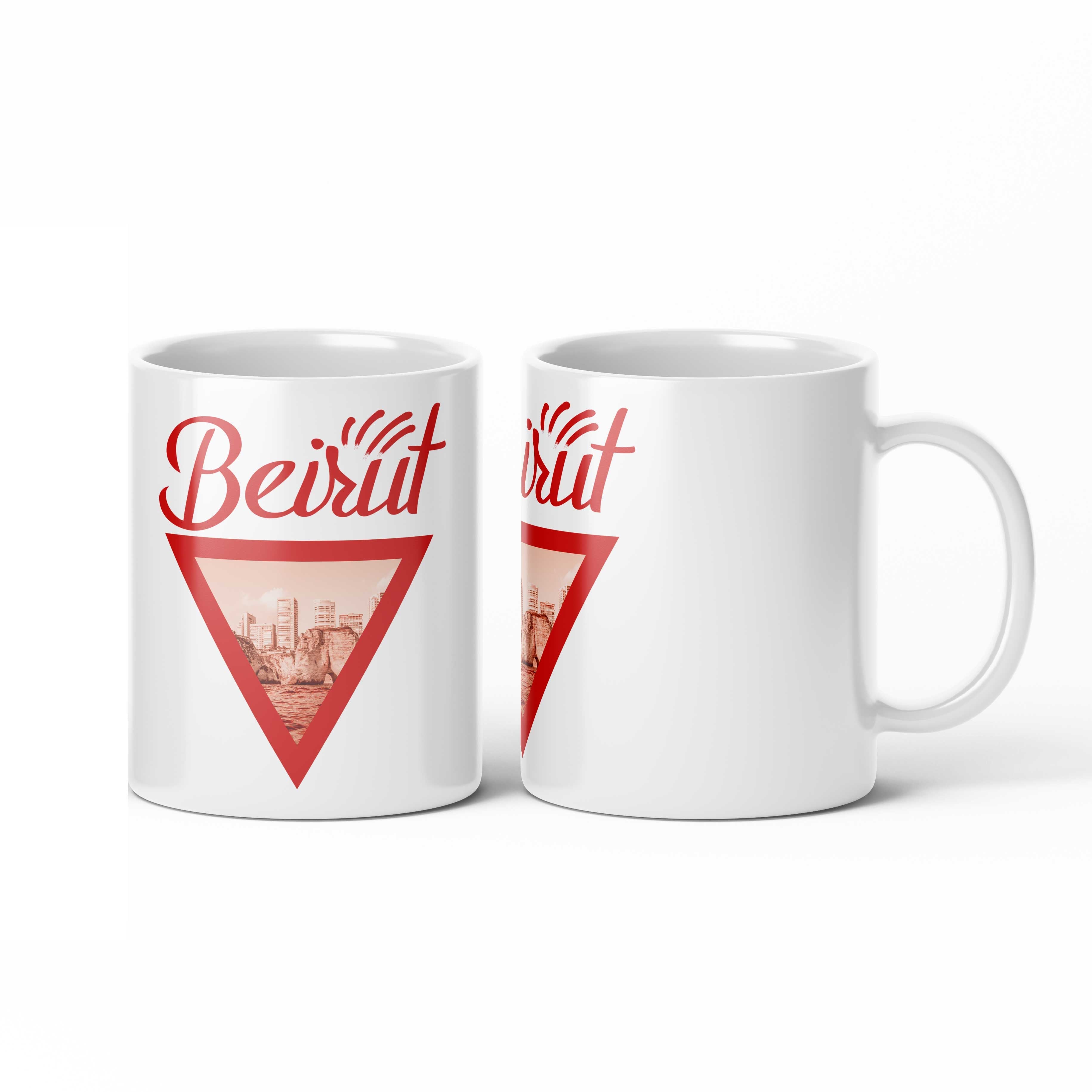 Beirut Red Triangle Mug
