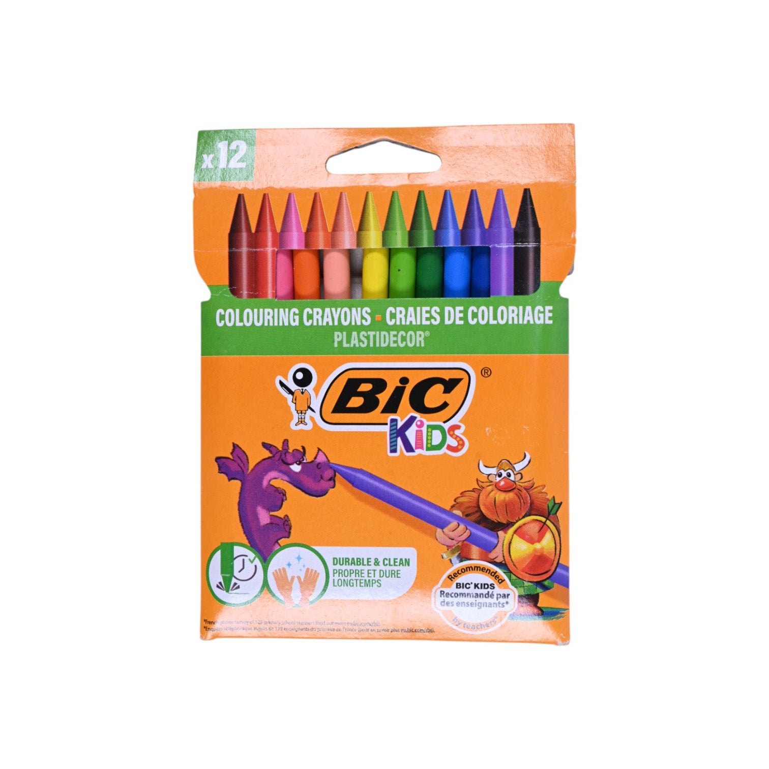 BIC Kids 12 Colouring Crayons