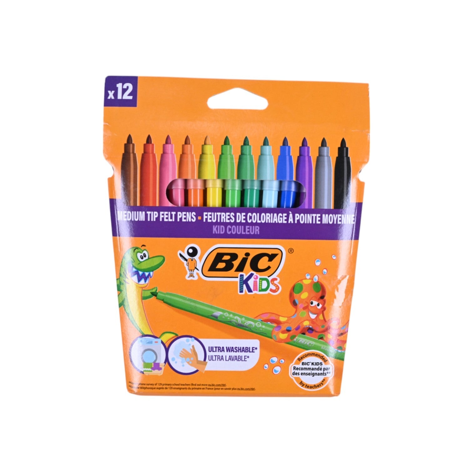 BIC Kids Felt Pens-12 Medium Tip
