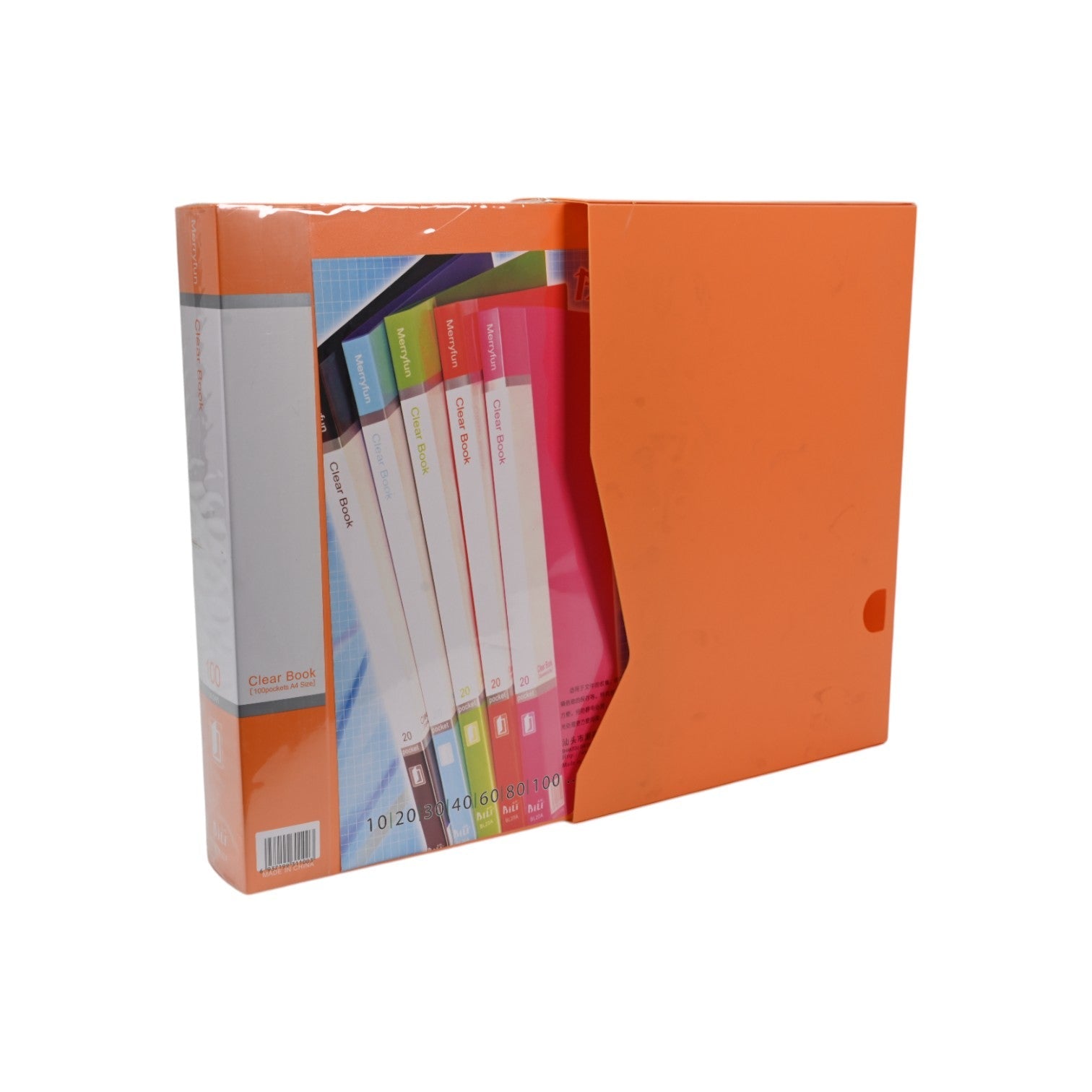 A4 Orange Display File with Slipcase