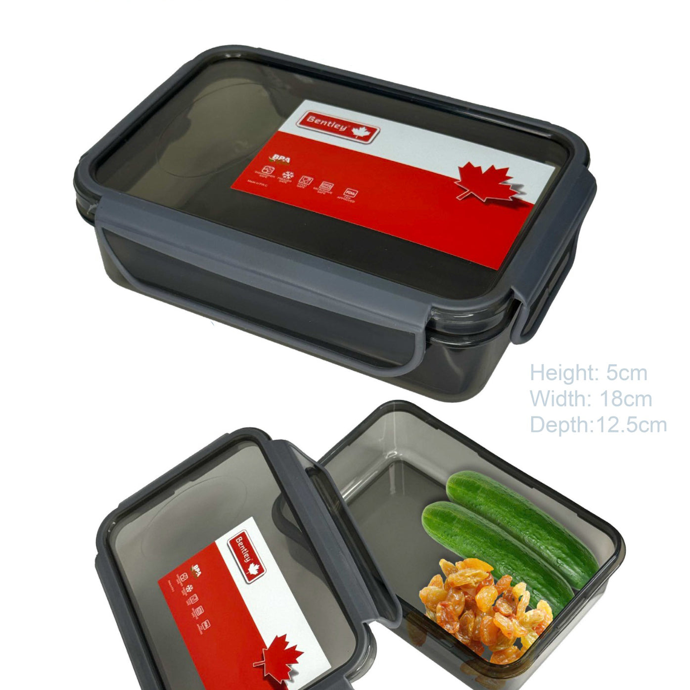 Bentley Rectangular Lunch Box 600ml