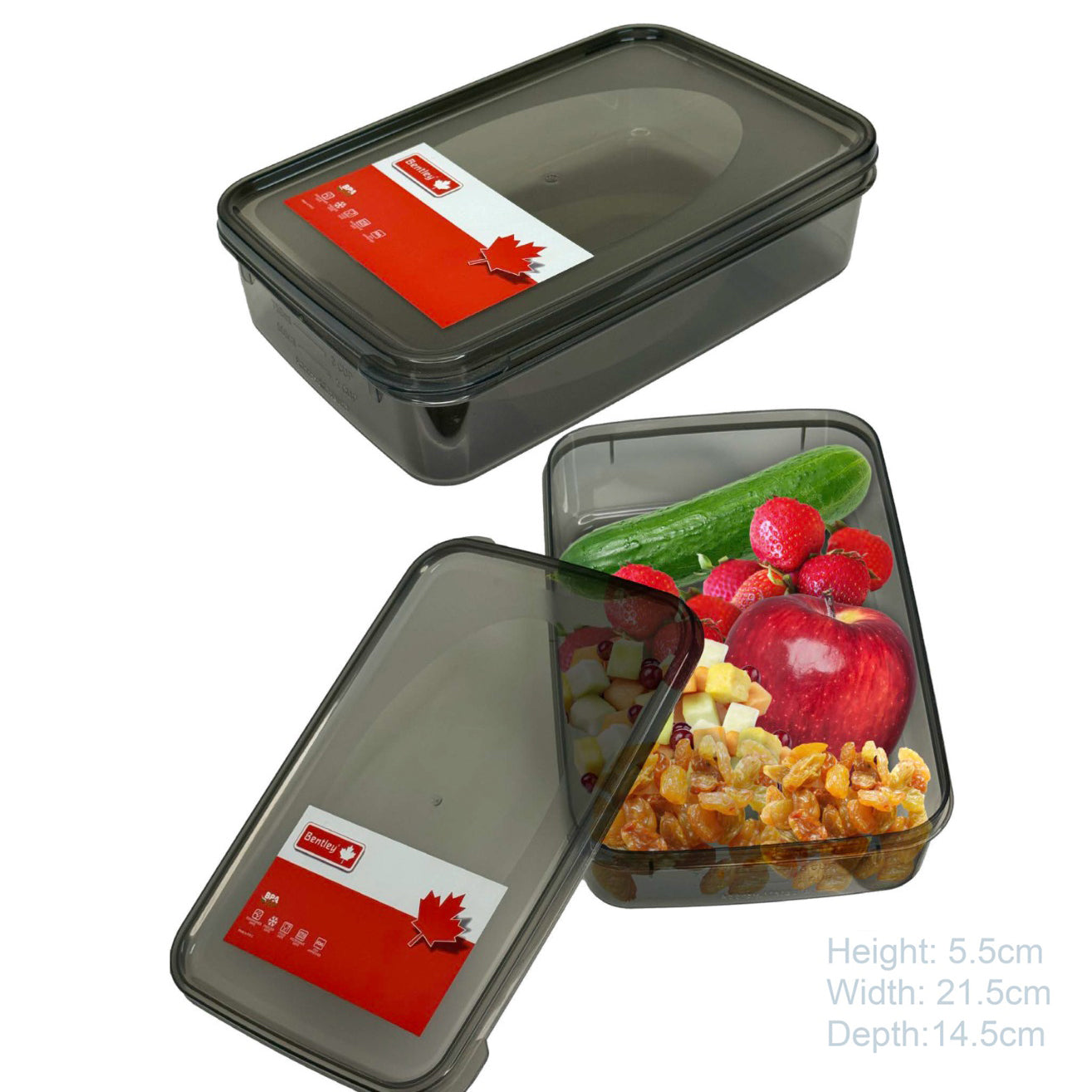 Bentley Rectangular Snack Box 750ML