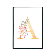 Blossom Letters -AN- Poster