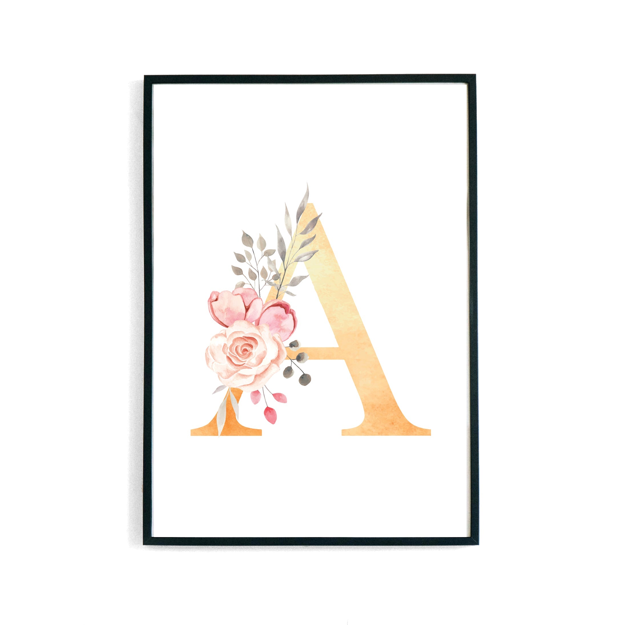 Blossom Letters -AN- Poster