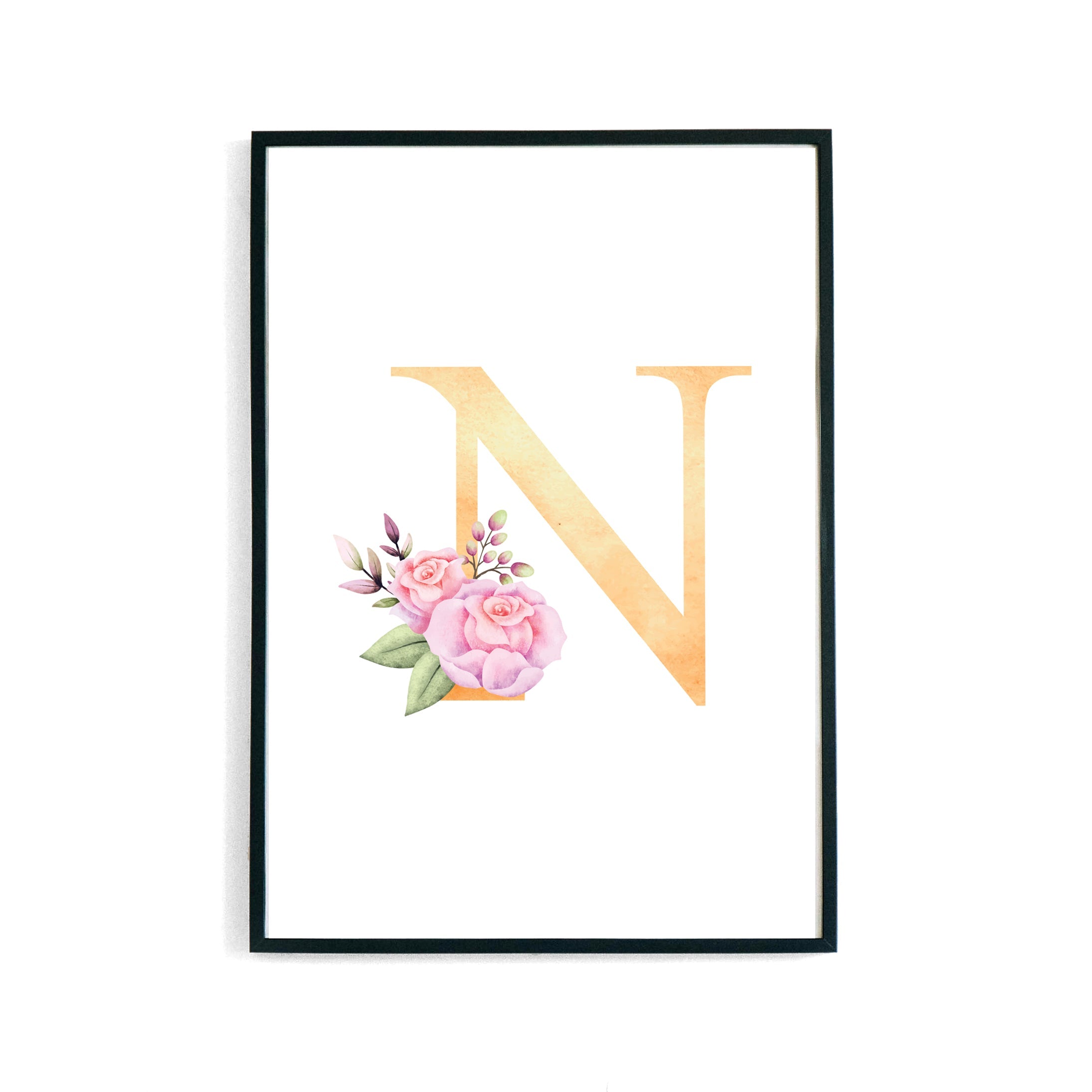Blossom Letters -AN- Poster