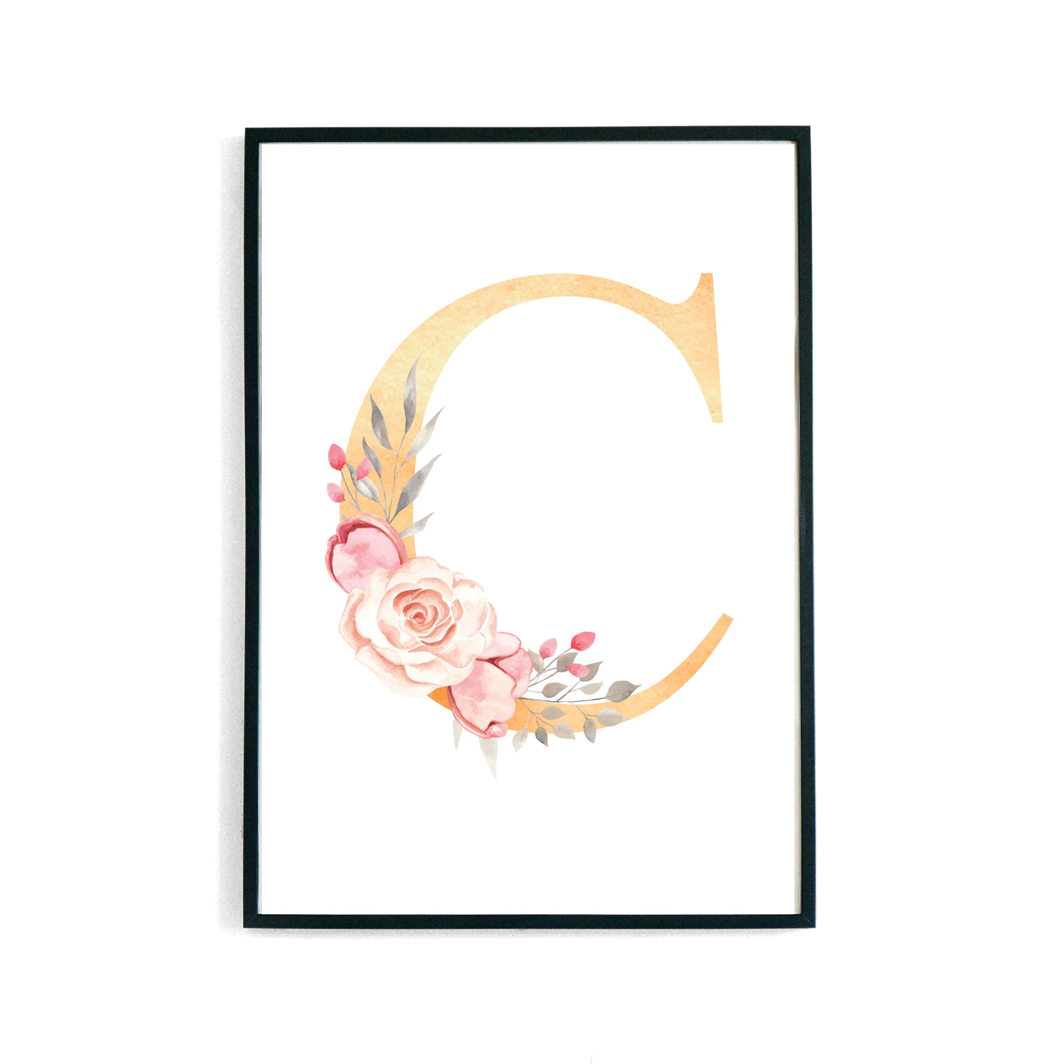 Blossom Letters -AN- Poster