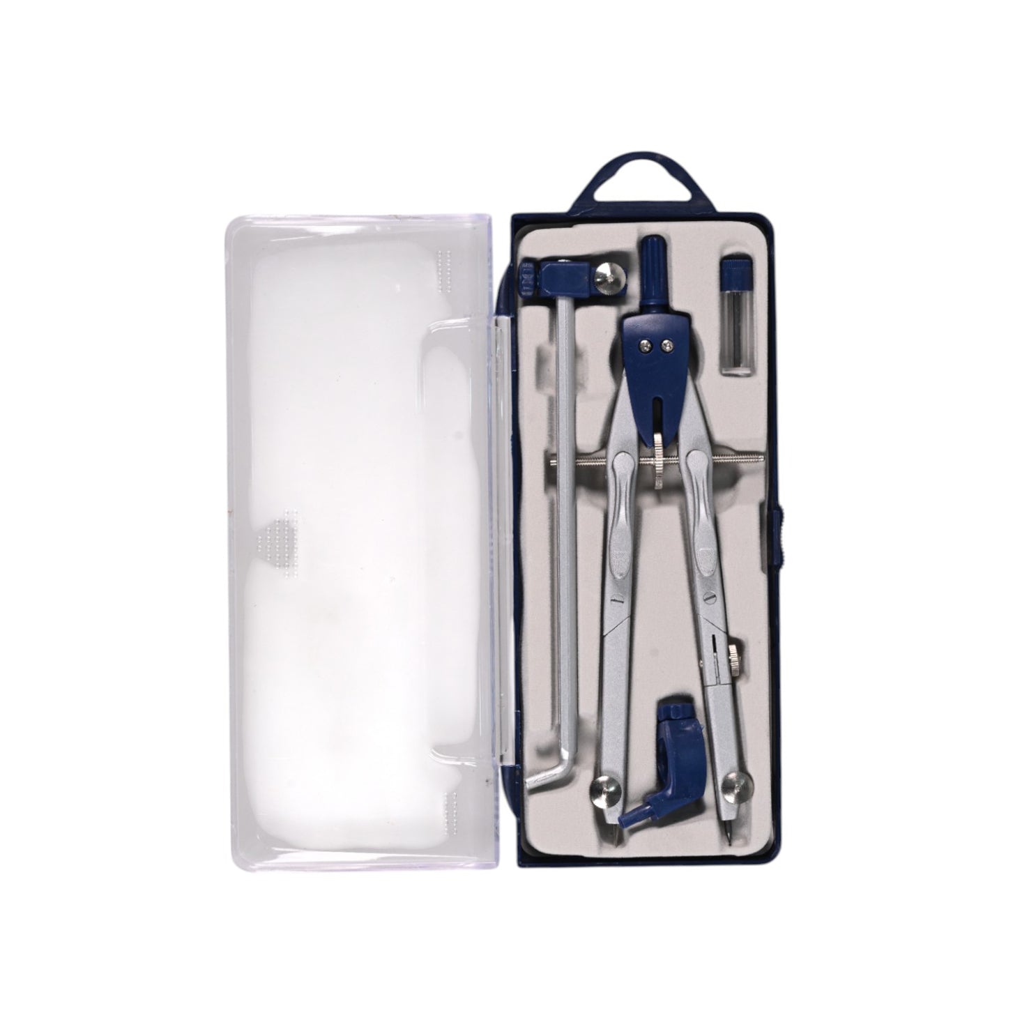 Blue Metal Precision Compass Set