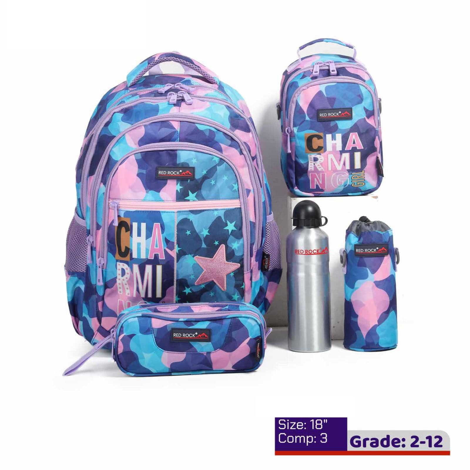 Red Rock Charming Girl Bag Set