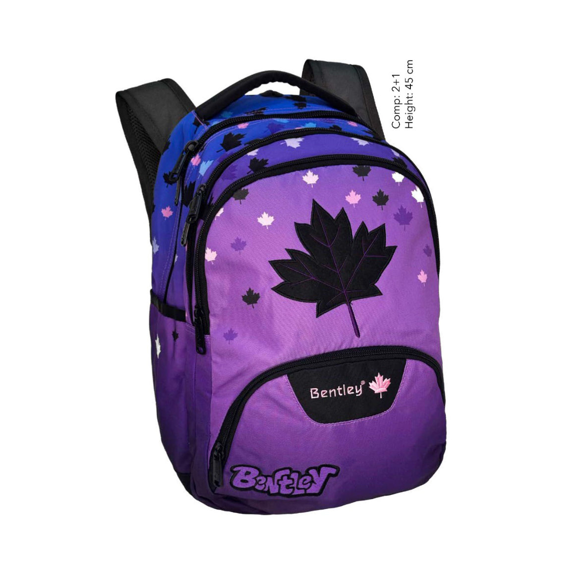 Bentley Purple Leaf Bag