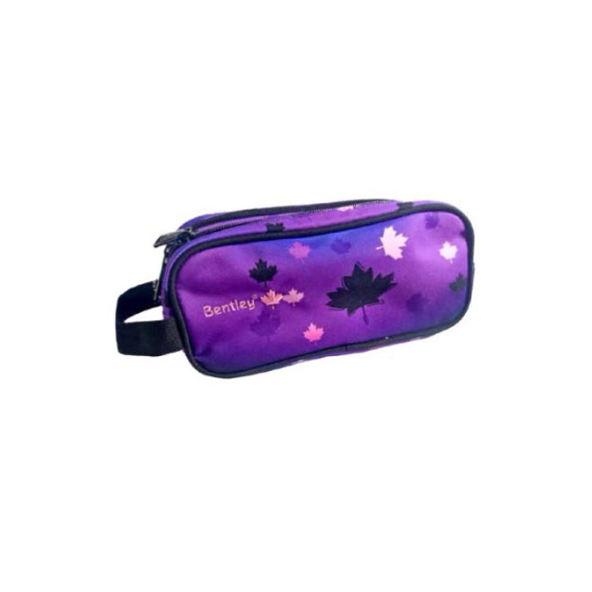 Bentley Purple Leaf Pencil Case