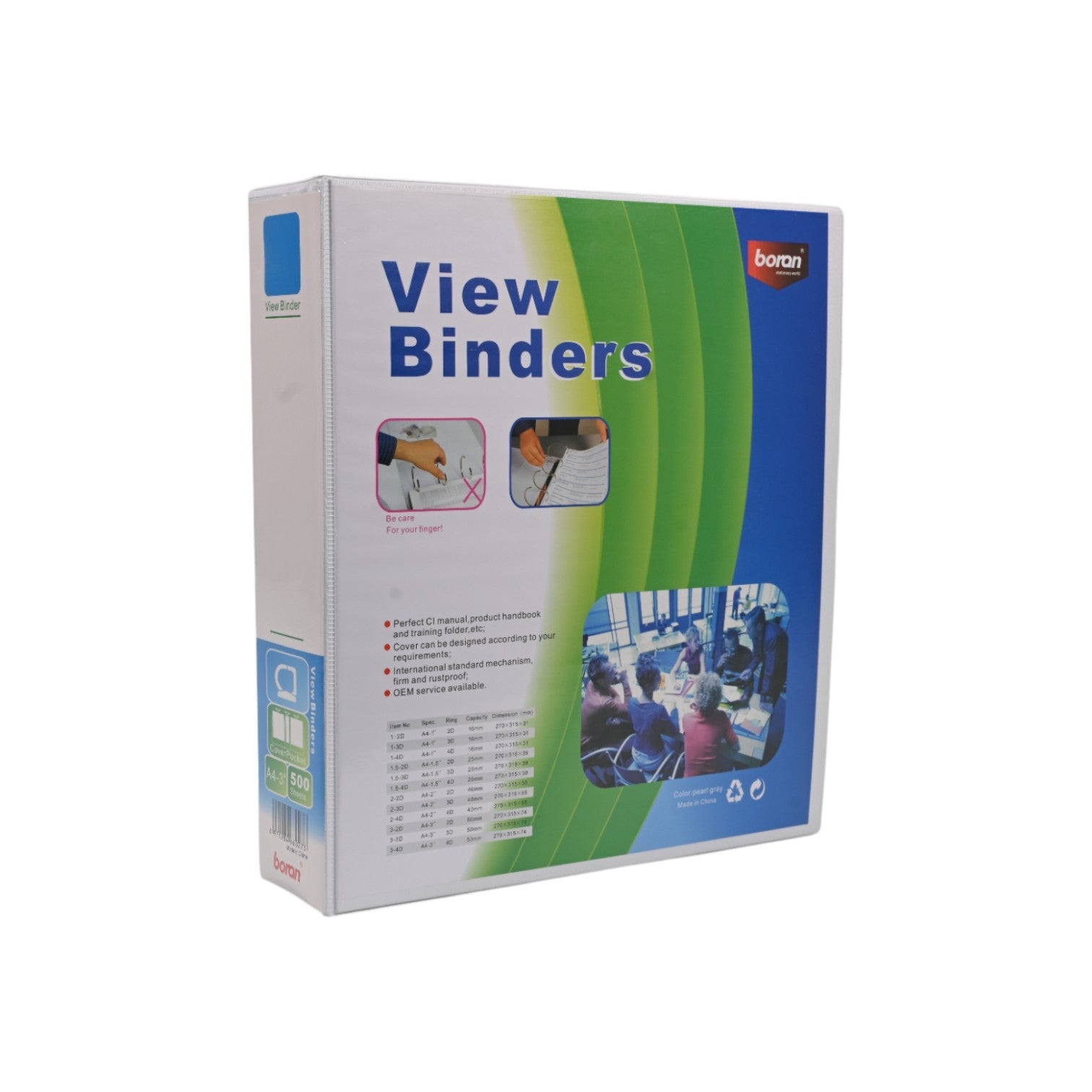 Box File A4-3 View Ring Binder 500 Sh