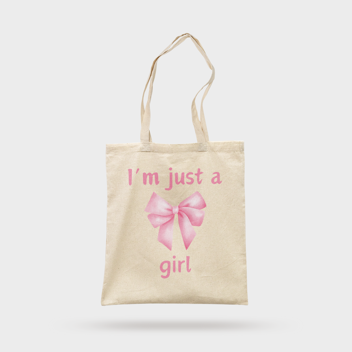 Bow Girl Tote Bag