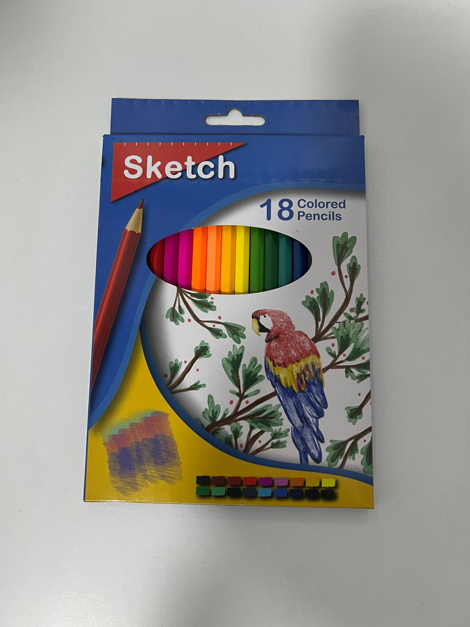 Sketch 18 Coloring pencils