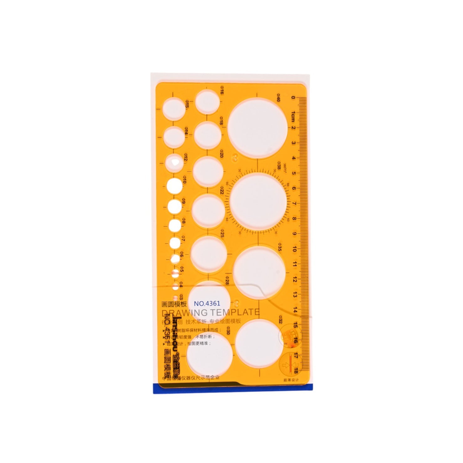 Circle Drawing Template Ruler