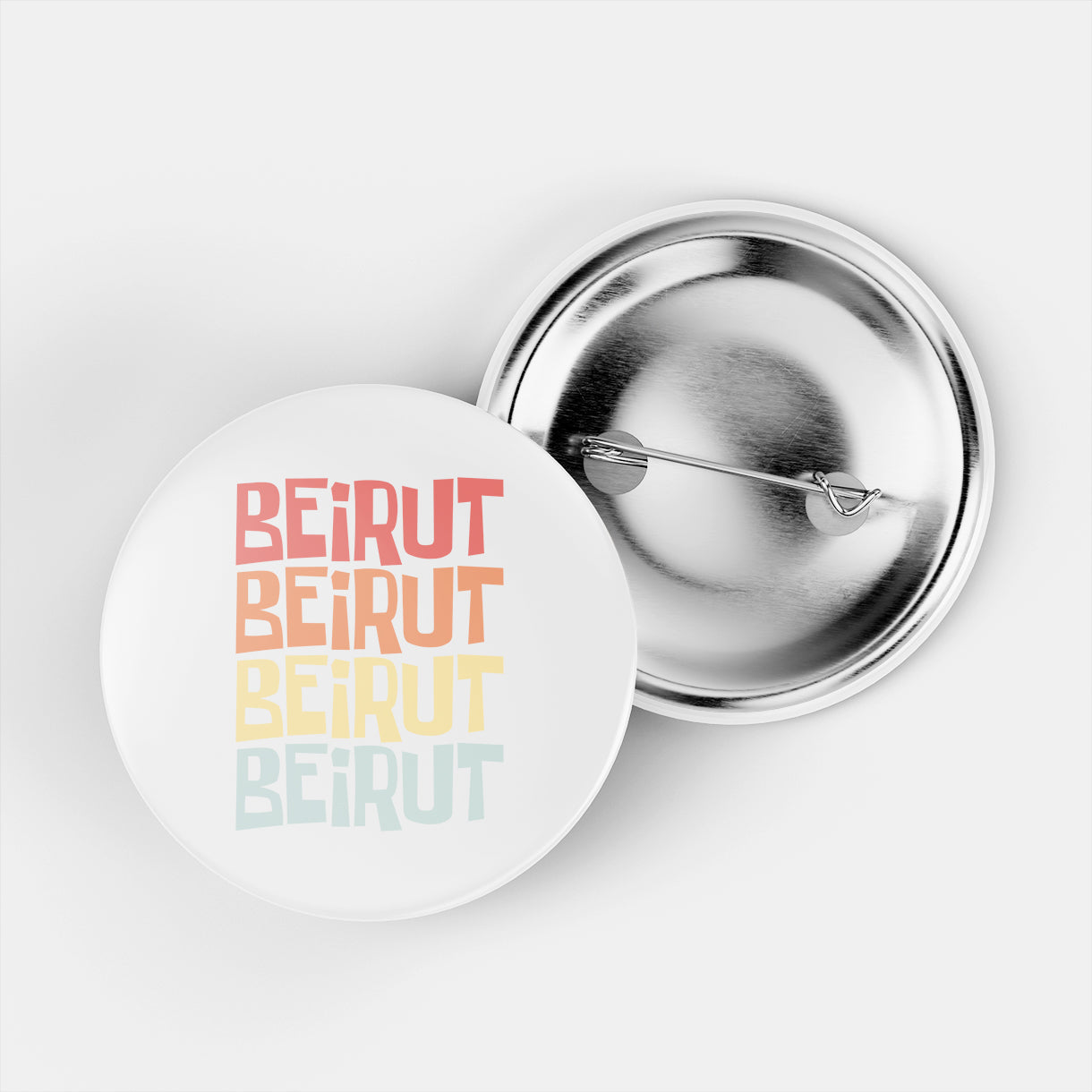 Colorful Beirut Pin