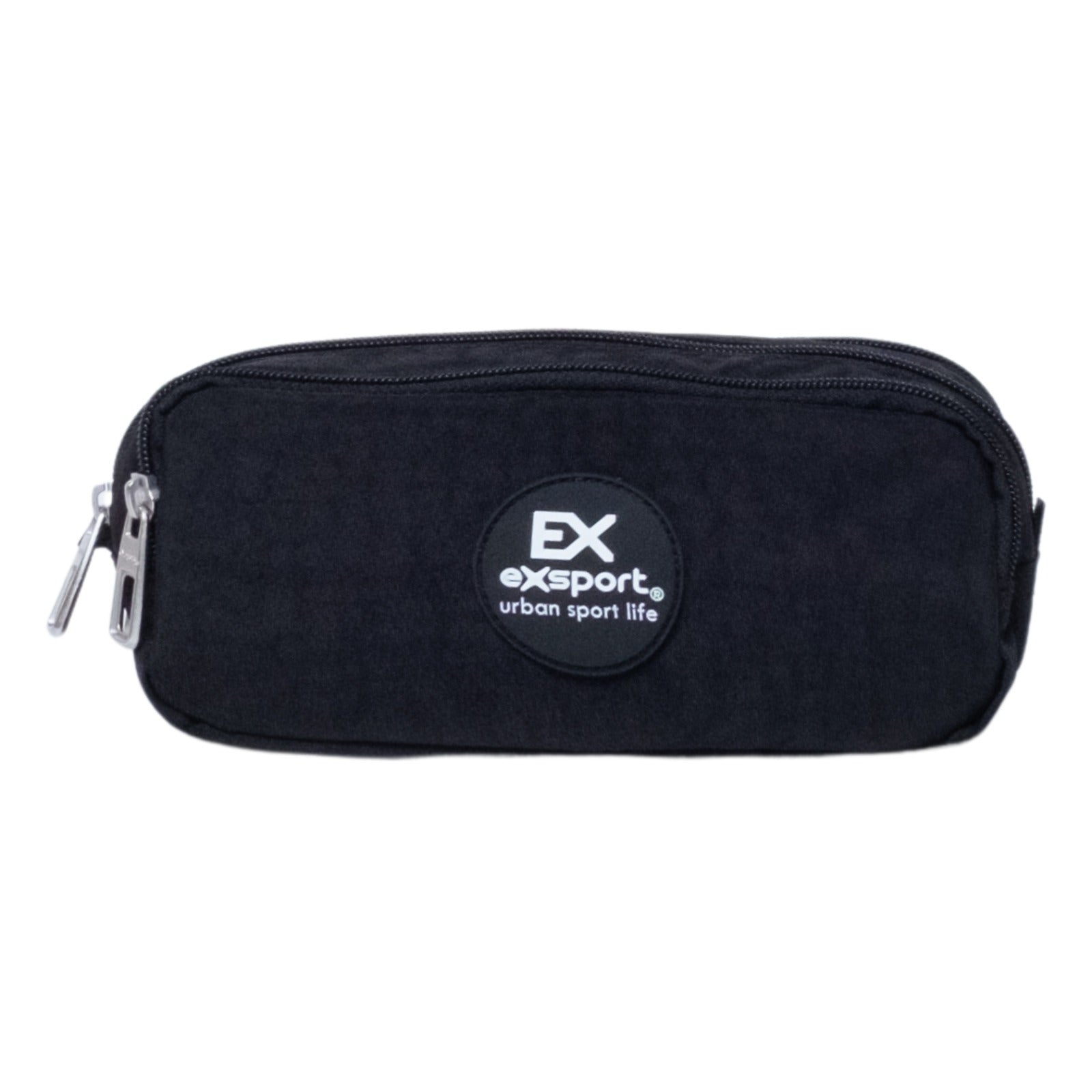 Exsport Crinkle 3 Compartments Pencil Case