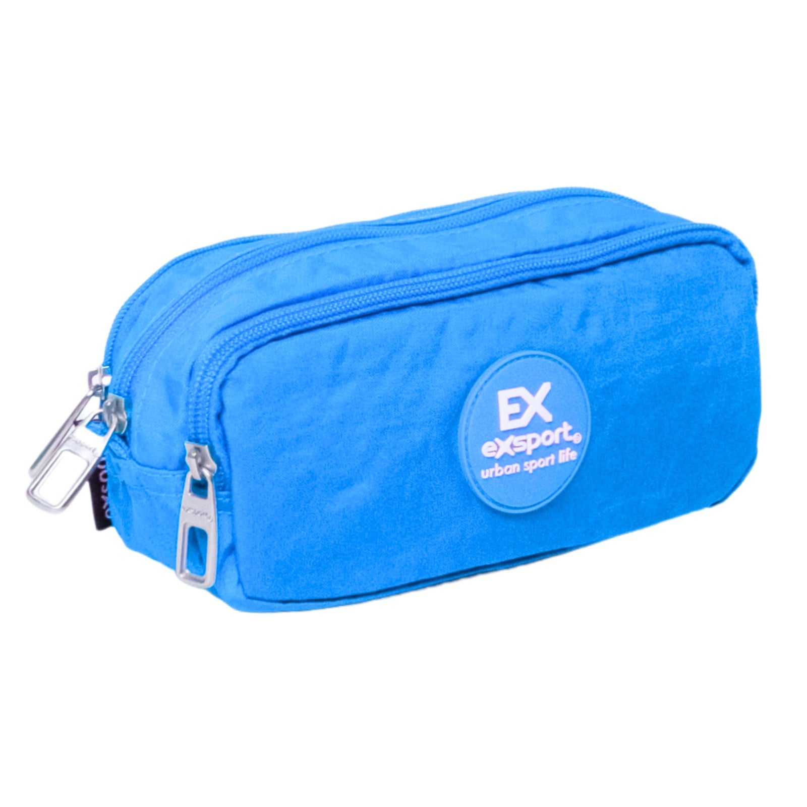Exsport Crinkle 3 Compartments Pencil Case