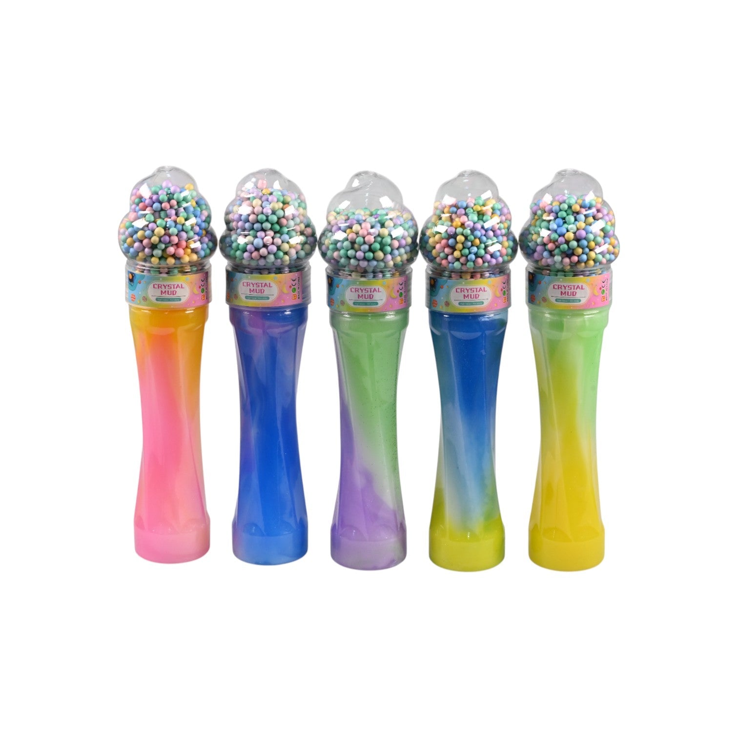 Crystal Mud Cone Swirl Slime