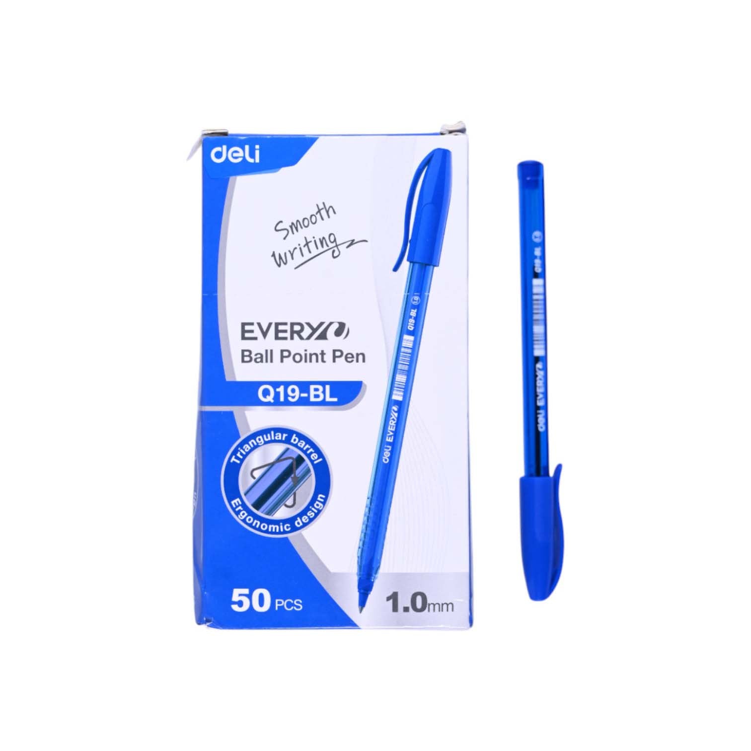 Deli Blue Every Ballpoint Pen (Box 0f 50)