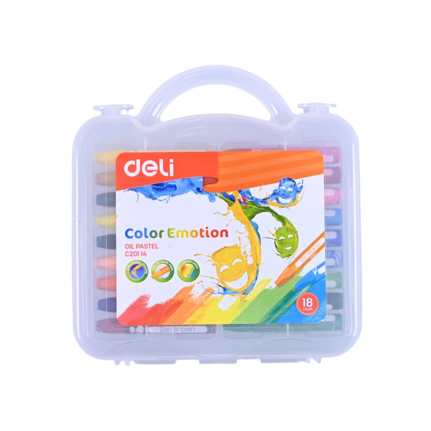 Deli Emotion Oil Pastels 18 Colors