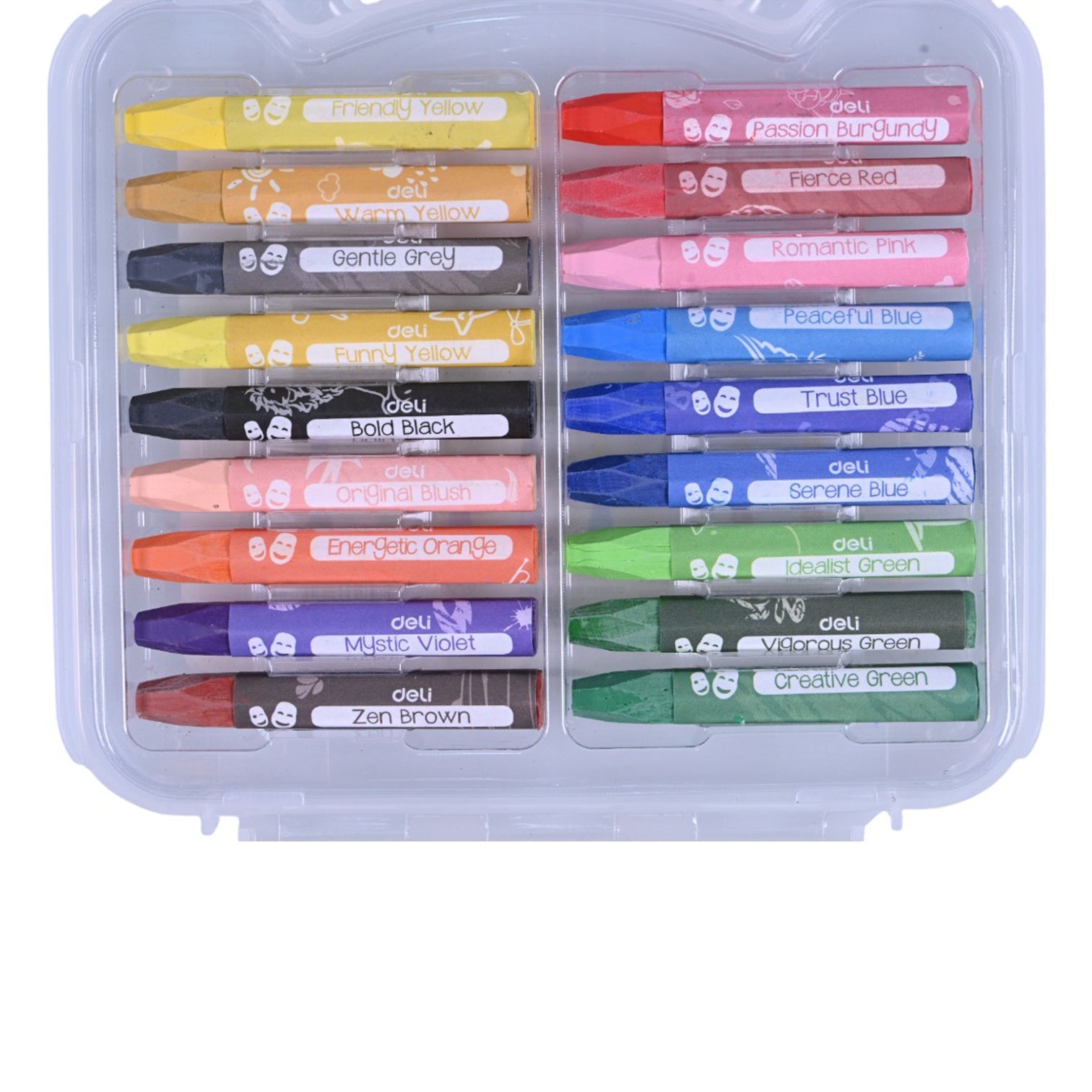 Deli Emotion Oil Pastels 18 Colors