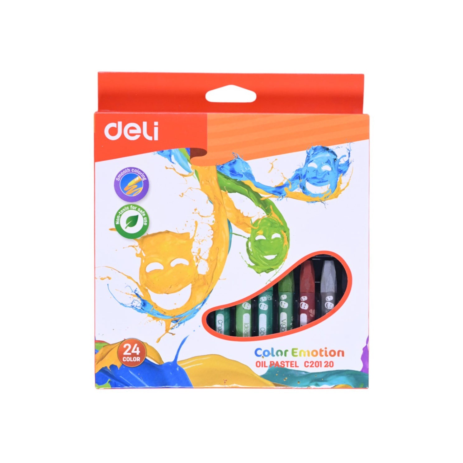 Deli Emotion Oil Pastels 24 Colors