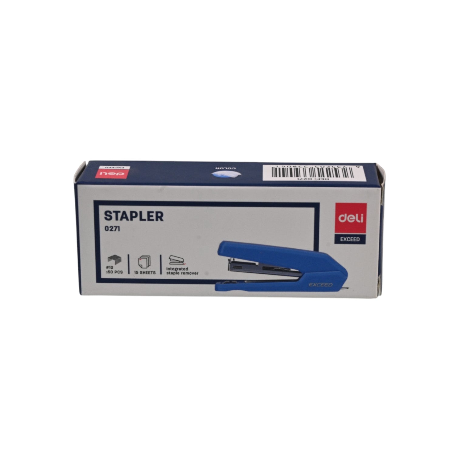 Deli Exceed Stapler with Built-In Remover