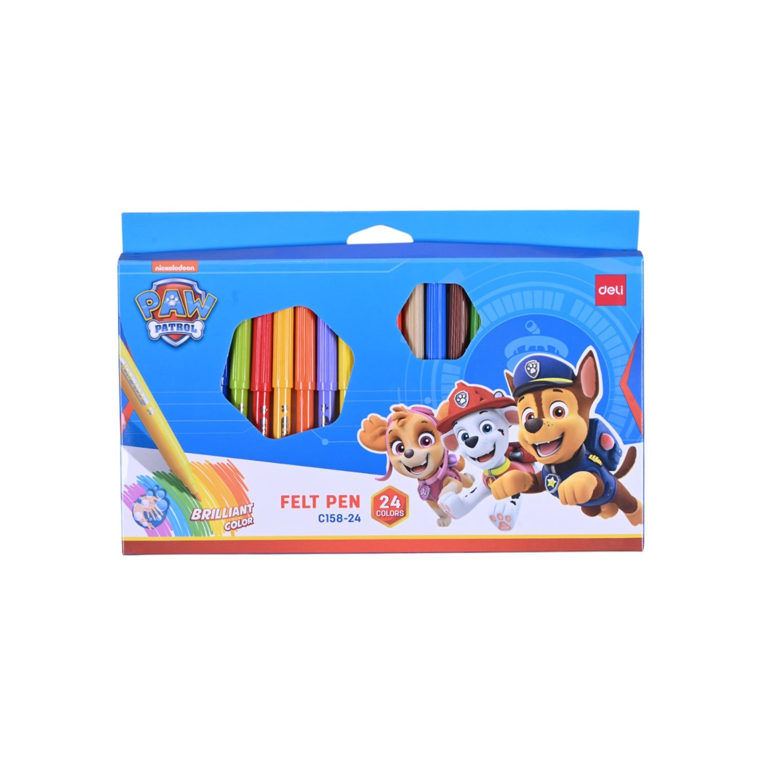 Deli Paw Patrol Felt Pen-24 Colors