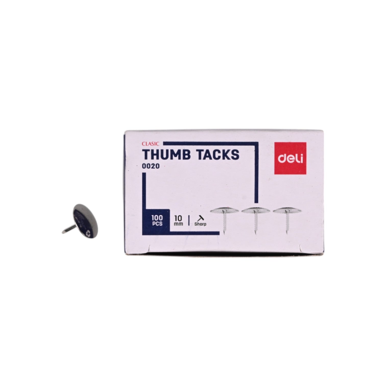 Deli Thumb Tacks 10mm