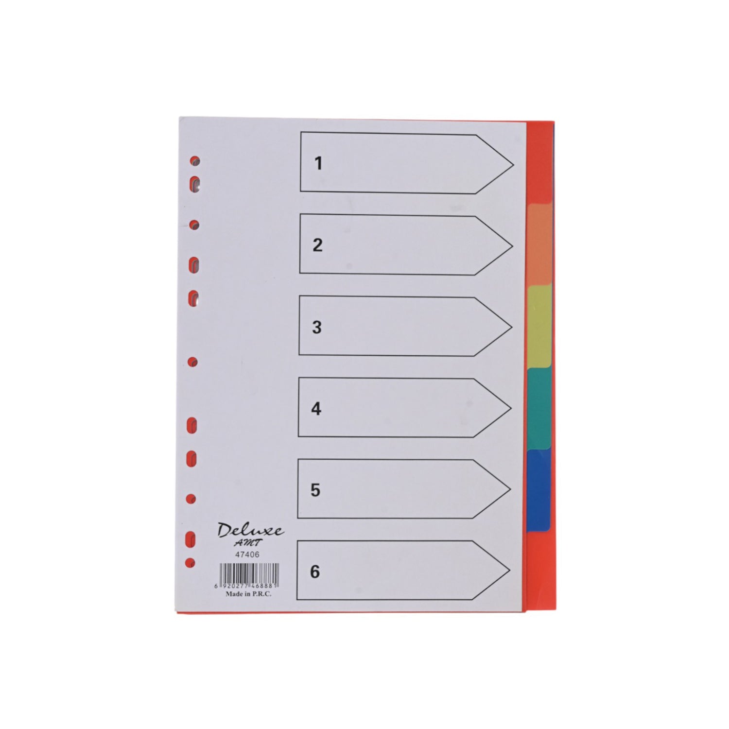 Deluxe A4 Colored Index Divider