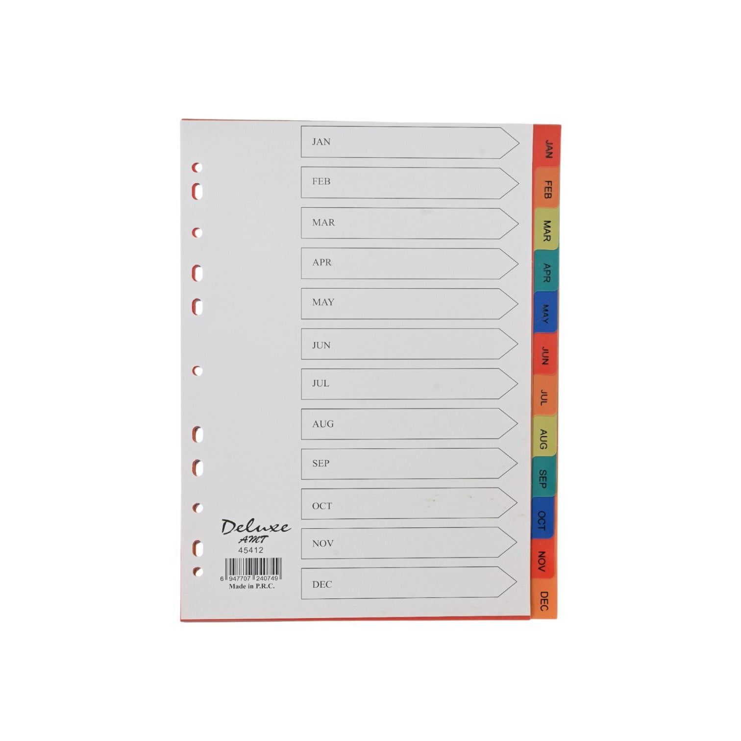Deluxe A4 Monthly Index Divider