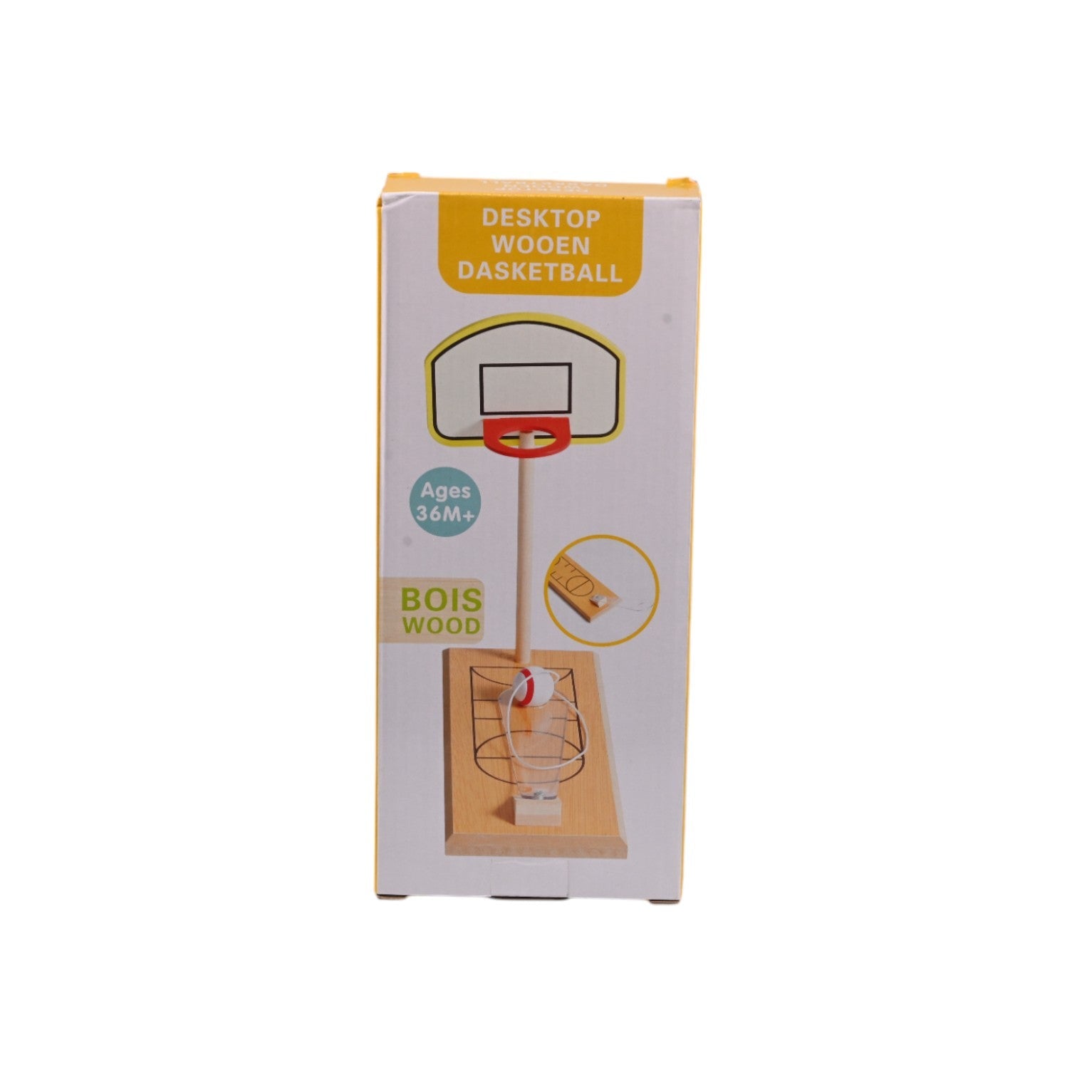 Desktop Mini Wooden Basketball