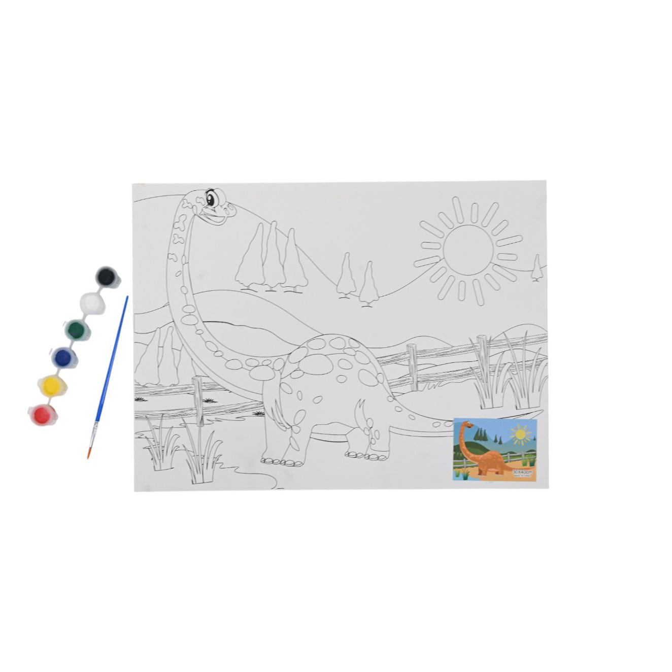 Dinosaur Printed Canvas