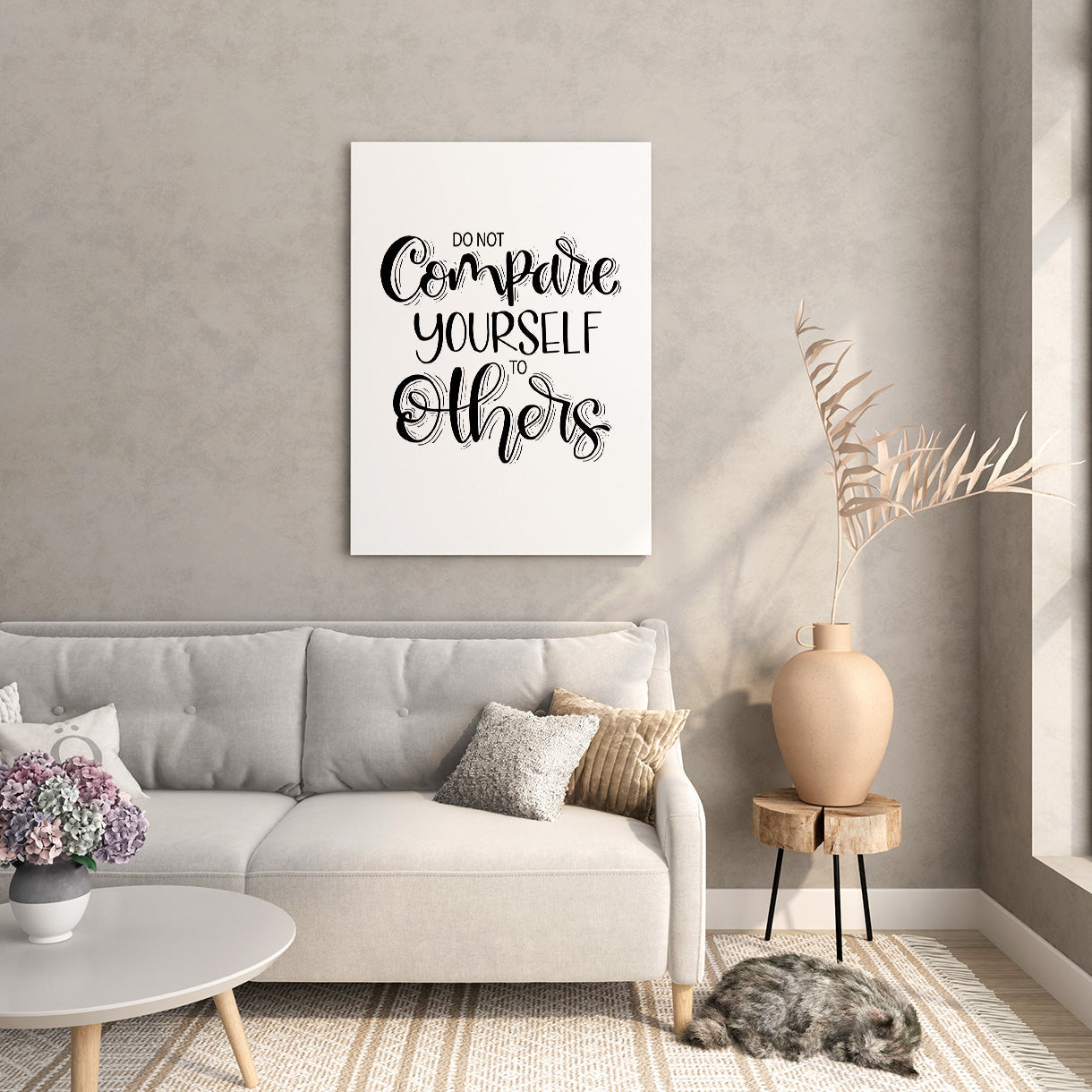 Don't Compare Yourself Canvas